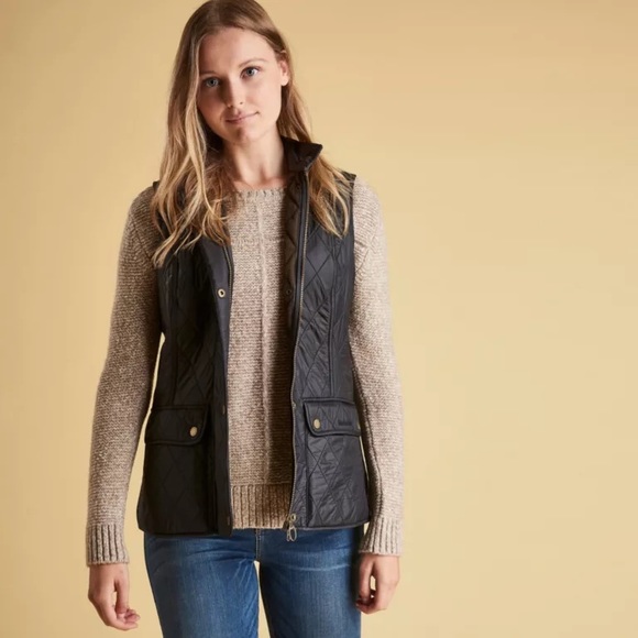 NWTs Barbour Women’s Wray Quilted Gilet/Vest. Black. Sz. 4 US (8 UK) - Picture 11 of 16